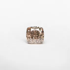 0.35ct 3.92x3.71x2.65mm GIA VS2 Fancy Brown-Pink Cushion Brilliant  24124-01