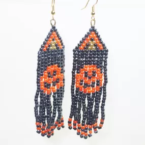 Belinda Indian Fringe Halloween Earrings