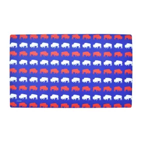 BFLO Red, White, And Blue Buffalo's Doormat