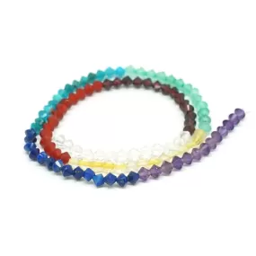 Chakra 4mm Faceted Bicone - 15-16 Inch