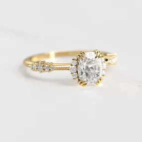 Cushion Cluster Diamond Ring