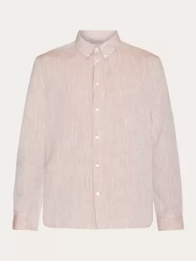 Custom fit linen shirt - Chocolate Malt