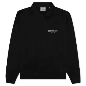 Essentials L/S Polo - Stretch Limo