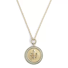 Iris Poydras Necklace with St. Charles Pendant