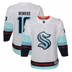 Matty Beniers Seattle Kraken Youth Away Premier Jersey - White