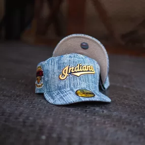 New Era Cleveland Indians 1994 Jacobs Field Burlap UV (Distressed Denim)