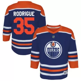 Olivier Rodrigue  Edmonton Oilers Outerstuff Preschool Home Replica Jersey - Royal