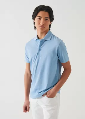 PIMA COTTON STRETCH PRINTED POLO