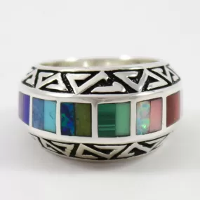 Rainbow Inlay Ring