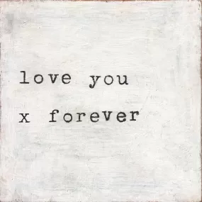 Sugarboo Love You X Forever Art Print