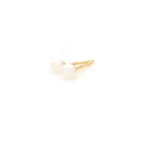 Superfine / Mini Pearl Studs / Gold