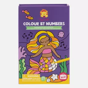 Tiger Tribe Colour by Numbers - Mermaids & Friends