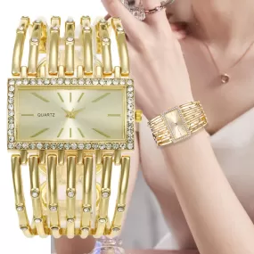 Women's Diamond Rectangle Watches