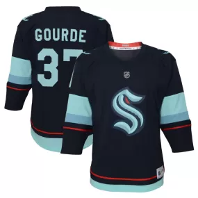 Yanni Gourde Seattle Kraken Toddler Home Replica Jersey - Navy